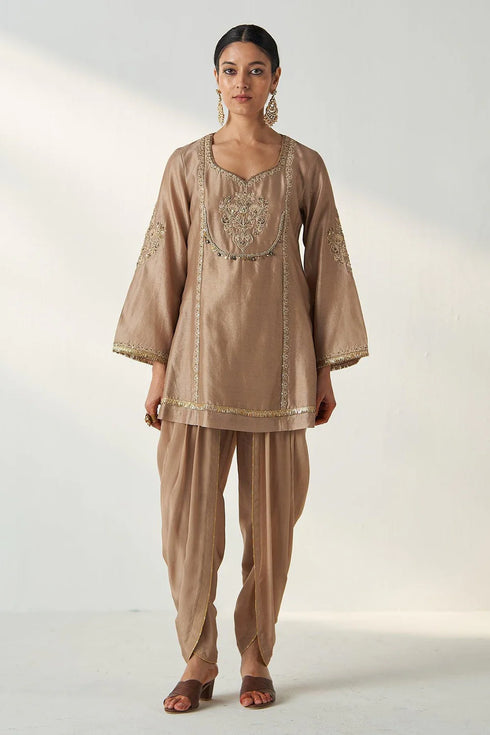 Pihu Fawn Tulip Pant Set